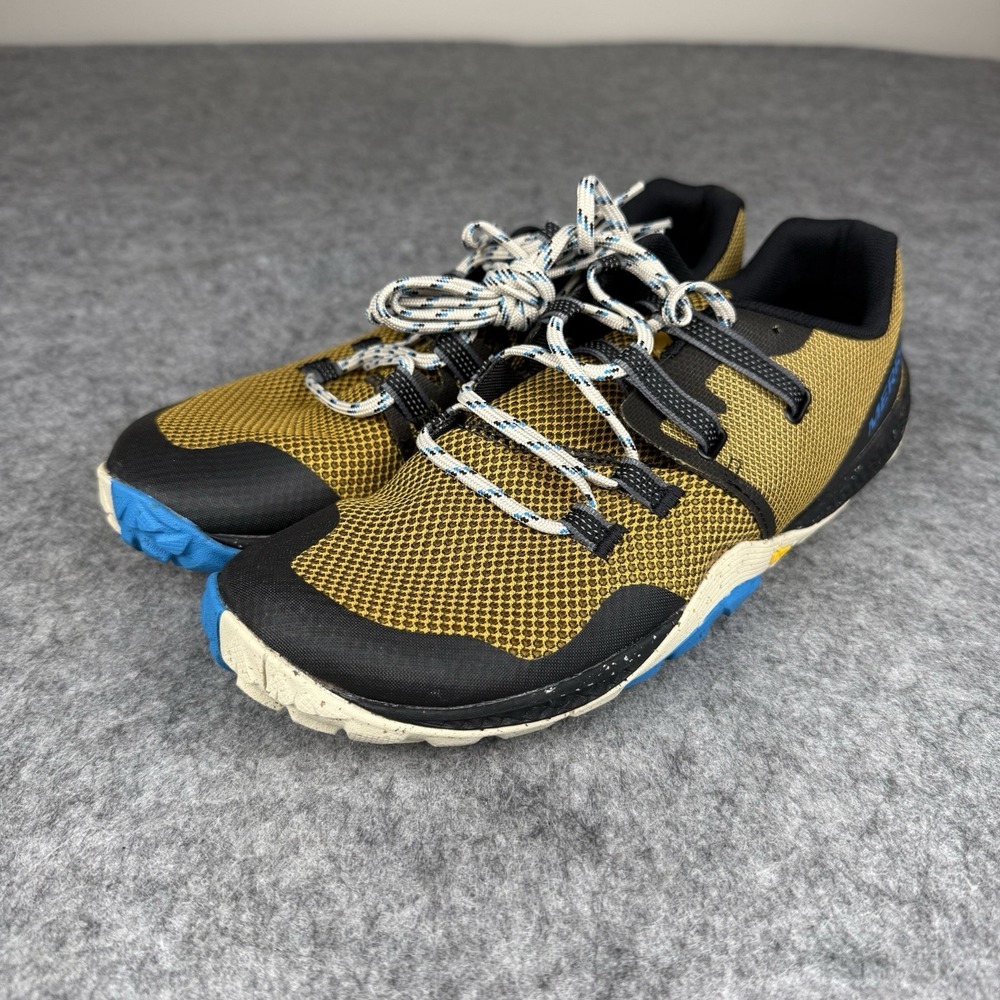 Merrell Men's Trail Glove 6 Barefoot Running Shoes Yellow Vibram J066755 Size 9